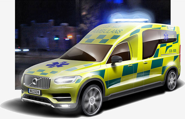 Ambulance à l'épreuve légère et vandale avec verre à marteau