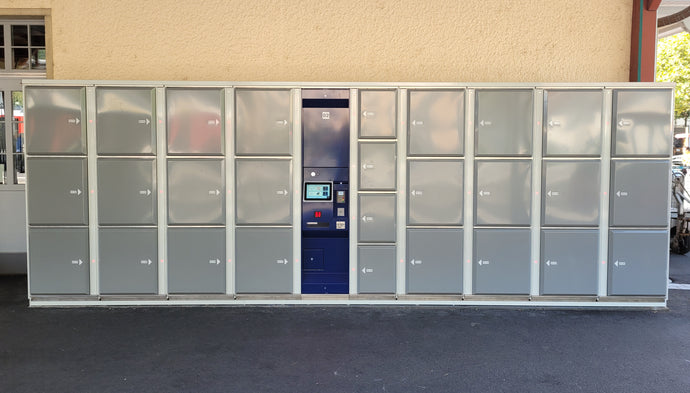 Neue Schliessfachanlagen der Jungfraubahnen im Bahnhof Interlaken Ost