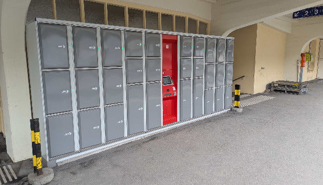 Neue Schliessfachanlage am Bahnhof Davos Platz – Moderne Gepäckaufbewahrung