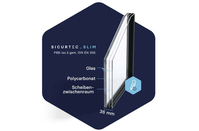 La technologie de verre stratifié Sicurtec introduit Sicurtec_slim: le verre de sécurité d'isolation le plus mince au monde