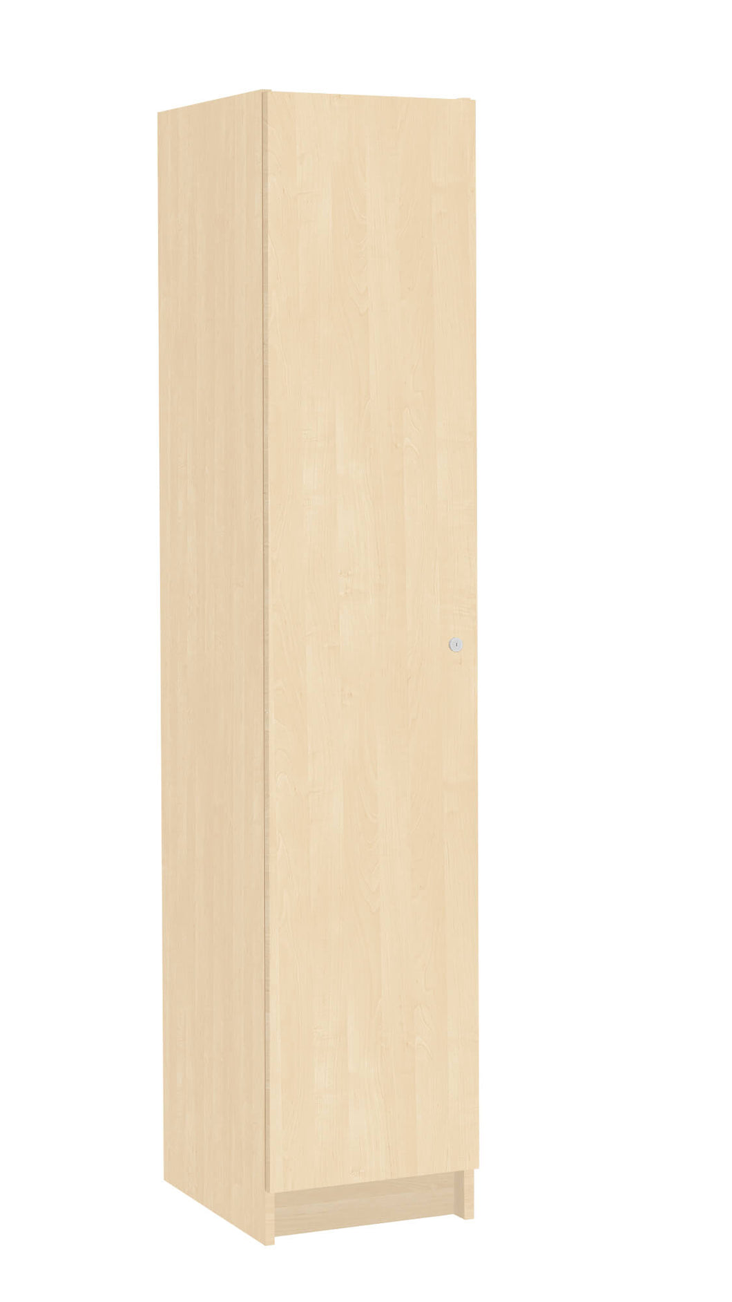 Garderoben-Spind 1-türig, Holz: Holz Birke 1715 BS