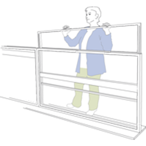 Mobiler Windschutz