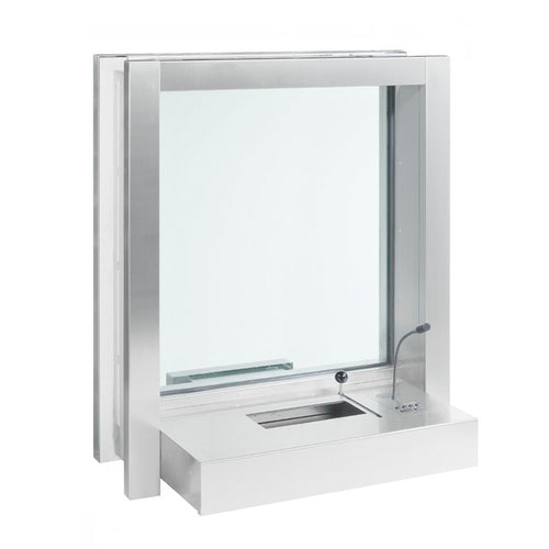 Komplettelement 7063 FB6 – Thekenfenster mit Schubladen-Durchreiche